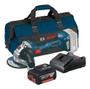 Imagem de Esmerilhadeira Bosch + Bateria 18v 4ah Gws 180-li Brushless Bolsa