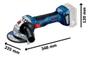 Imagem de Esmerilhadeira Sem Fio Bosch Gws 180 Li Brushless 18v Sem bat