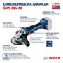 Imagem de Esmerilhadeira Sem Fio Bosch Gws 18v 10 Brushless Bateria 4a