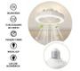 Imagem de Espaço Compacto: Lâmpada de Ventilador de Teto LED Ajustável Pequena E27 30W