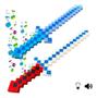 Imagem de Espada Brinquedo Picareta Minecraft Com Som E Luz Steve Alex