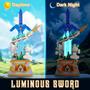 Imagem de Espada Mestra Brilhante Sillbird BOTW com Dragão para Fãs de Link  