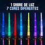 Imagem de Espada Sabre De Luz Star Wars Com Som E Luz Jedi 7 Cores