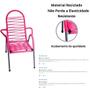 Imagem de Espaguete Pvc Fio Plástico Cordão Enrolar Cadeira Rosa 2 Kg