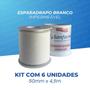 Imagem de Esparadrapo Impermeável Branco Sanfarma 50Mmx4,5M 12 Unid