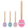 Imagem de Espátula de silicone em formato de cupcake rosa lilás ou verde para cozinha espatula colher multiuso