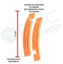 Imagem de Espatula Nylon Remoção Camara Bicicleta Kit Tira Troca Pneu Bike Curva MTB Ciclismo Reparo Trilha 