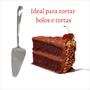 Imagem de Espátula Pá Confeitaria Para Cortar Bolo Torta De Aço Inox