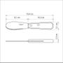 Imagem de Espátula para Manteiga 3" Polywood Tramontina - 21160/173