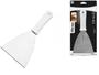 Imagem de Espatula Reta 5 Inox Chapa Lanche Chapeiro Cozinha Profissi Cor Branco - 24,5 cm