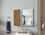 Imagem de Espelheira Com Armário Superior Para Banheiro Gênova - Bechara