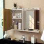 Imagem de Espelheira para Banheiro Madrid, Armário para banheiro com espelho, armário de banheiro