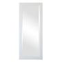 Imagem de Espelho 40x90 Moldura branca Para Decoração, Banheiros, Quarto e Sala.