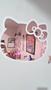 Imagem de Espelho Acrílico Gato Gatinho Hello Kitty 50cm