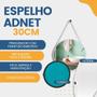 Imagem de Espelho Adnet Redondo 30cm Kit com 2 unidades para Banheiro Quarto Sala