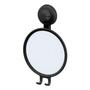 Imagem de Espelho Anti Embaçante Com Ventosa Para Barbear Banheiro Prático Preto - 406PT Future