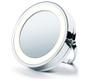 Imagem de Espelho Articulado Giratório Com Luz Led Zoom Aumento 5x Top JM315
