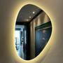 Imagem de Espelho Banheiro 51cm LED Vertical Quarto Decorativo Parede