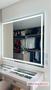 Imagem de Espelho camarim 1, 00 x 1,00  3 cores de led 3000k 4000k e  6500K  embutido com touch dimmer