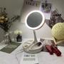 Imagem de Espelho com Led De Mesa Com Aumento 10x Led luz Dobravel Para Maquiagem XJ-988