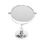 Imagem de Espelho D Mesa Maquiagem Ótica Estética Dupla Face Gira 360º