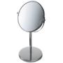 Imagem de Espelho de Aumento MOR 8481 Giratório Dupla Face Inox