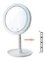 Imagem de Espelho De Led Com Ventilador Mini Espelho Aumento Usb Pilha