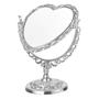 Imagem de Espelho de maquilhagem Beaupretty Heart Two Swivel Silver