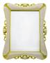 Imagem de Espelho De Mesa Estilo Porta Retrato Detalhes Dourado 21.5cm