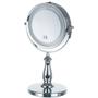 Imagem de Espelho de Mesa Led Dupla Face c/ 5x p/ Maquiar e Barbear