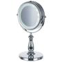 Imagem de Espelho de Mesa Led Dupla Face c/ 5x p/ Maquiar e Barbear