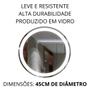 Imagem de Espelho de Parede Redondo com Led Frontal Touch Bivolt 45cm