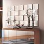 Espelho Decorativo 136,5cmx78cm Liverpool Espresso Móveis Preto Imagem de Espelho Decorativo 136,5cmx78cm Liverpool Espresso Móveis Preto