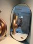 Imagem de Espelho Decorativo Adnet Oval Orgânico 50x70 cm + Pendurador