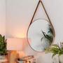 Imagem de Espelho Decorativo Banheiro Redondo Sala Quarto Banheiro Lavabo 33cm Rose Gold
