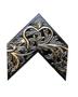 Imagem de Espelho decorativo com moldura de madeira Preto com dourado