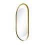 Imagem de Espelho Decorativo Oblongo 80x43cm Glam In House Decor Dourado