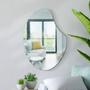 Imagem de Espelho decorativo orgânico 60cmx40cm moderno luxo sala quarto banheiro