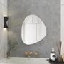 Imagem de Espelho decorativo orgânico 60cmx50cm moderno luxo sala quarto banheiro