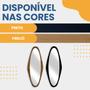 Imagem de Espelho Decorativo Oval Corpo Inteiro Modelo Emoldurado 150x60cm para Sala Cozinha Banheiro