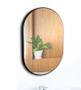 Imagem de Espelho Decorativo Oval Londres 80x50cm Diversas Cores Banheiro Quarto Sala