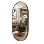 Imagem de Espelho Decorativo Vidro Oval Redondo Suspenso Banheiro Sala