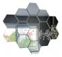 Imagem de Espelho Em Acrilico Decorativo Hexagonal Kit Com 10 Peças