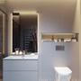 Imagem de Espelho grande 90x60 com led decorativo para banheiro camarim barbearia salão de beleza