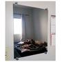 Imagem de Espelho Grande Barato para Banheiro, Quarto, Sala Decorativo 50x40cm + Kit Instalação