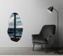 Imagem de Espelho Grande Decorativo 120 X 60 Lapidado Orgânico Luxo com Suporte
