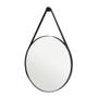 Espelho Grande Moderno De Parede Decoração Sala Banheiro Lavabo Escritório c/ Alça em Couro +Suporte de Fixação - 30cm Redondo - Casa Domo - REI DOS VIDROS Imagem de Espelho Grande Moderno De Parede Decoração Sala Banheiro Lavabo Escritório c/ Alça em Couro +Suporte de Fixação - 30cm Redondo - Casa Domo