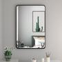 Imagem de Espelho Grande Retangular 90 x 60 Industrial - Moldura Em Metal Várias Cores