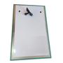 Imagem de Espelho inteligente Led frio  110v banheiro desembaçador 50 x 90 retangulo touch screen estrutura aluminio banheiro