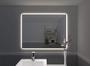 Imagem de Espelho lapidado bisotê Iluminado com LED frio - 60x80cm